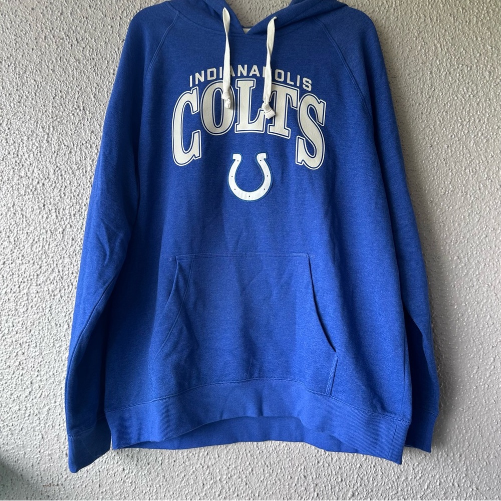 NFL Indianapolis Colts Hoodie Blue Mens XL NWT New